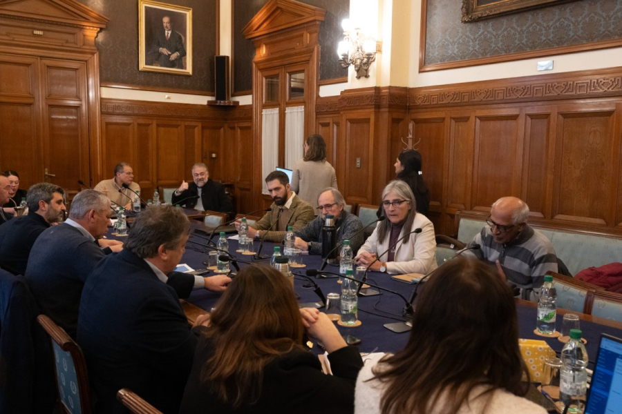 Lucía Etceverry en Comisión de Transporte y Obras Públicas de la Cámara de Senadores