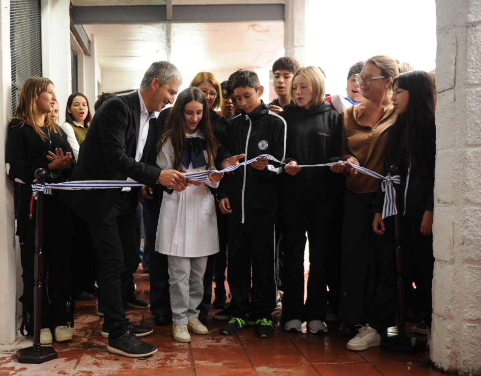 Inauguración del centro educativo asociado (CEA) n.° 116, en la localidad de Santiago Vázquez, Montevideo
